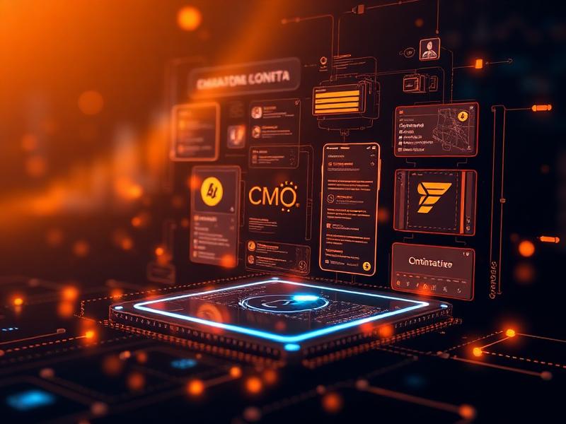 AI-powered branding system concept